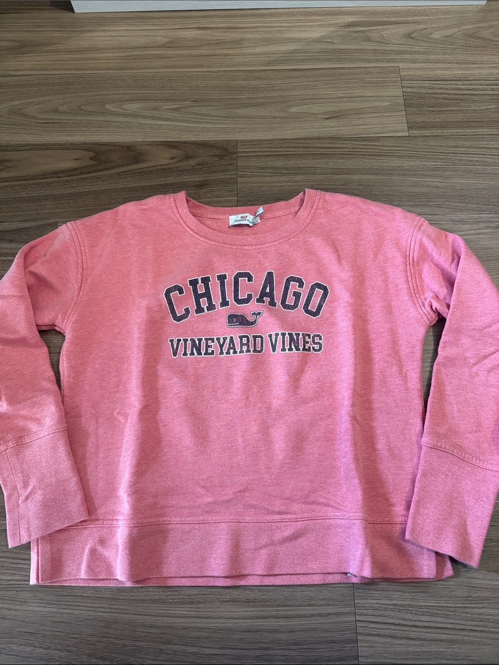 Vineyard Vines Pink 'Chicago' Crew Sweatshirt